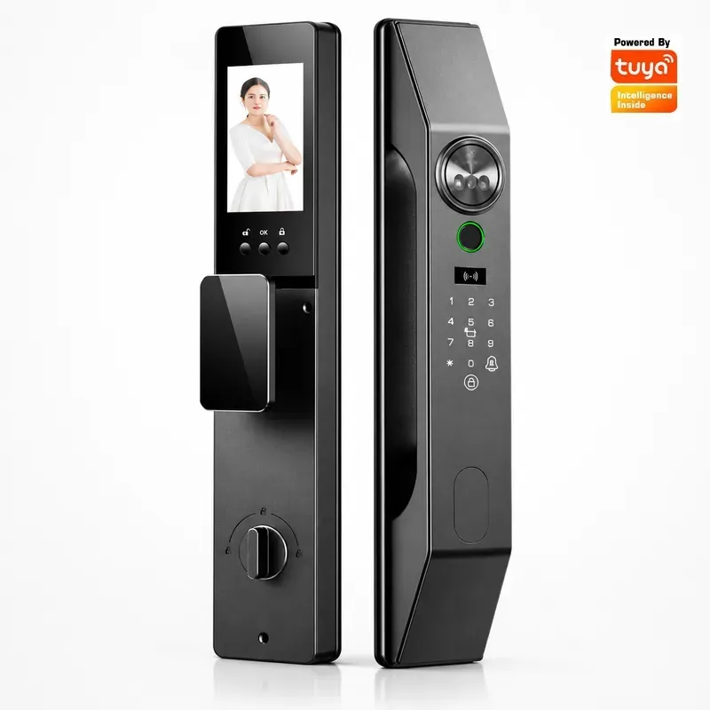 Smart Door Lock Wifi - Meertalig gezichtsherkenning, wachtwoord, vingerafdrukslot, slimme deurvergrendeling