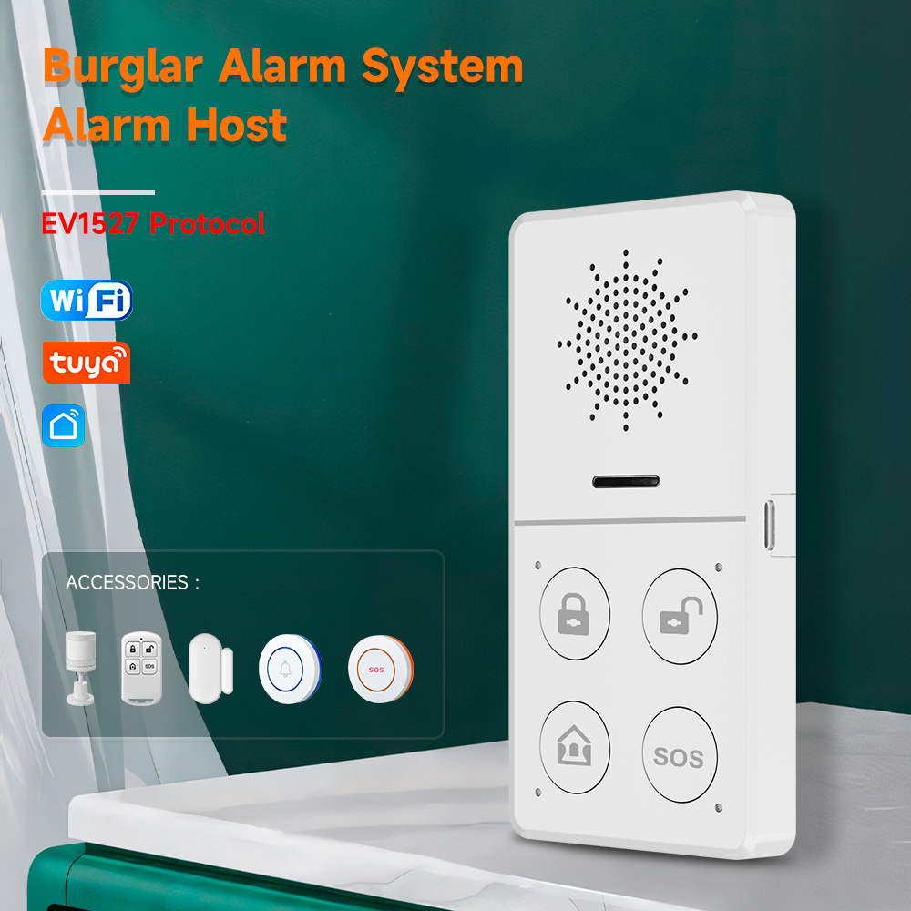 Smart Home Automation Kit - Tuya Wifi Smart Alarmsysteem 433M Inbraakalarm