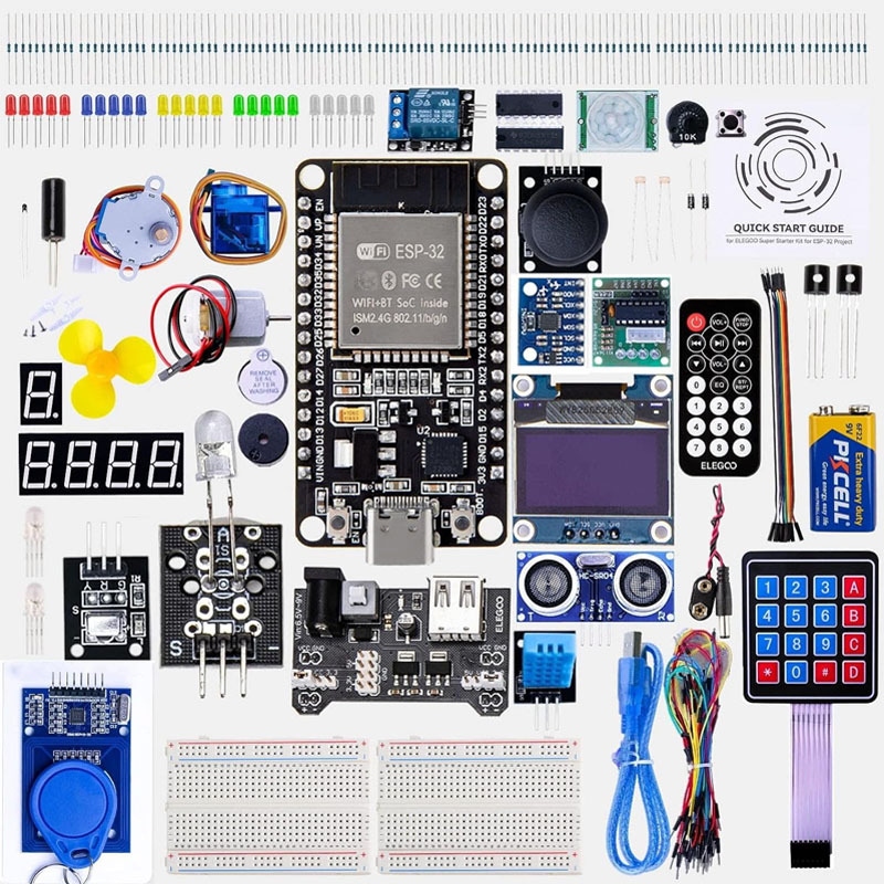 Iot Kit Beginner - WiFi IoT Ontwikkelingsstarterkit, inclusief hoofdprintplaat &