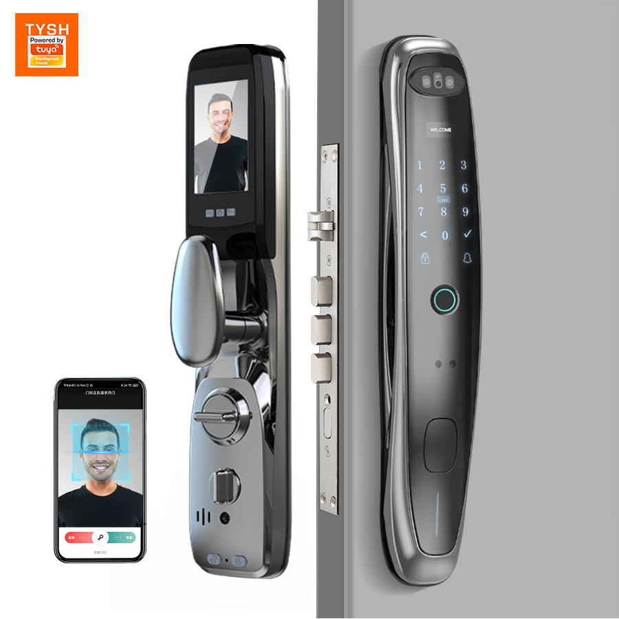 Smart Door Lock Wifi - Tuya WiFi Camera Smart Lock 3D