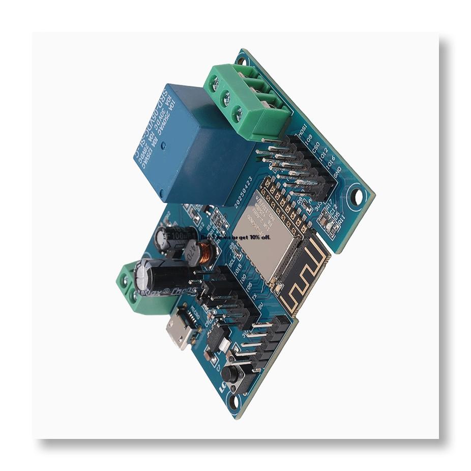 Esp8266 Relay Module - ✤ WIFI-relaiscontrollermodule, DC 5V 8V-80V, draadloze