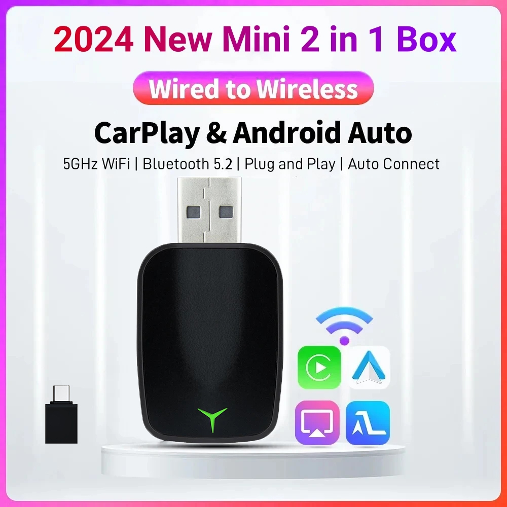 Wifi Smart Plug - Nieuwe Bedraad Naar Draadloze Carplay Android