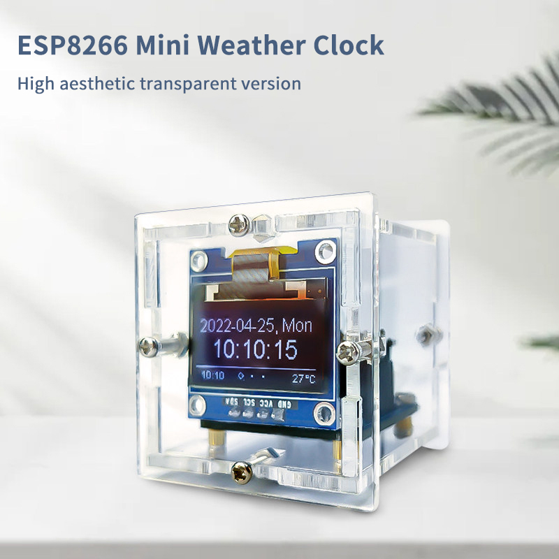 ESP8266 Mini Weerklok Kit DIY  - Electronics Project Kit recensie en prijs