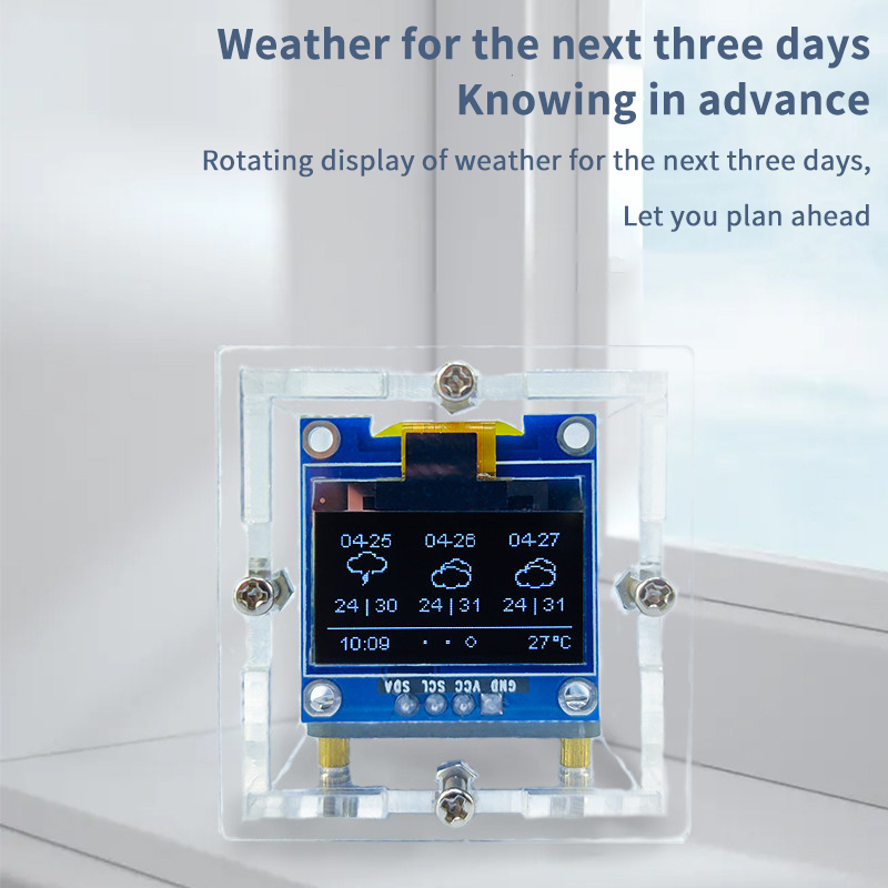 ESP8266 Mini Weerklok Kit DIY  - Electronics Project Kit recensie en prijs