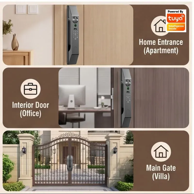 Meertalig gezichtsherkenning,  - Smart Door Lock Wifi recensie en prijs