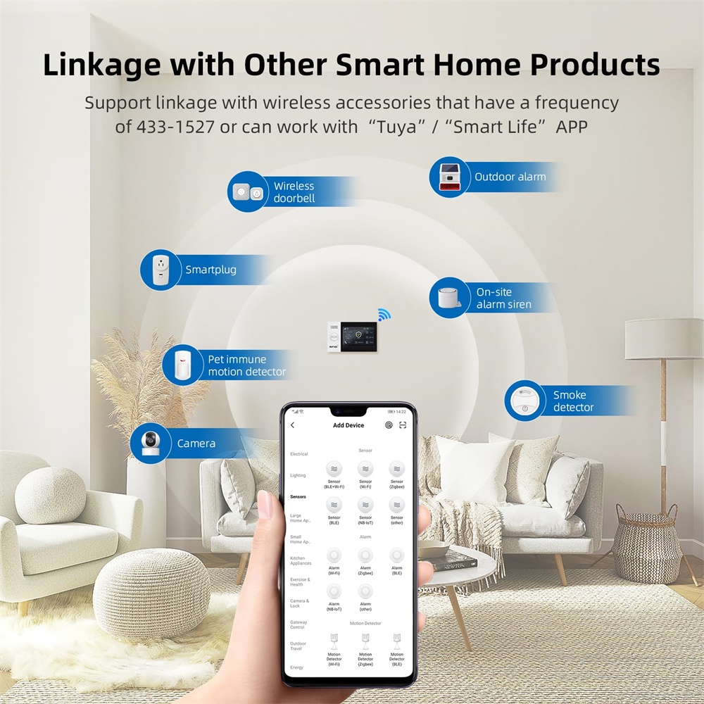 2.4G WIFI Smart GSM Alarmsyste - Smart Home Automation Kit recensie en prijs