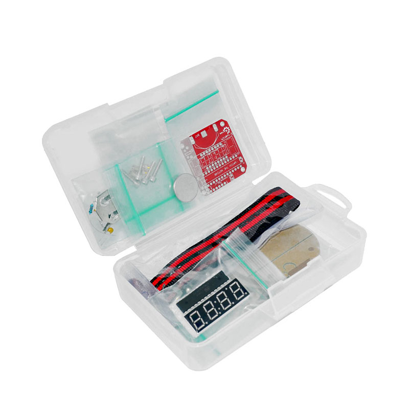 Enkele chip LED-kit Klok DIY B - Microcontroller Kit recensie en prijs