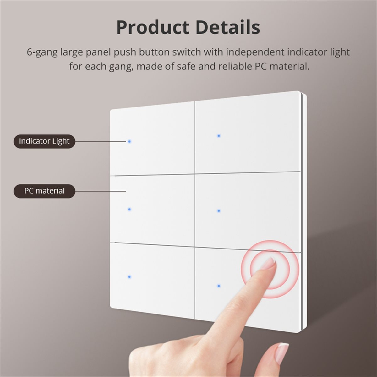 PHONE&GEAR 6-voudige Matter Wi - Smart Light Switch Wifi recensie en prijs