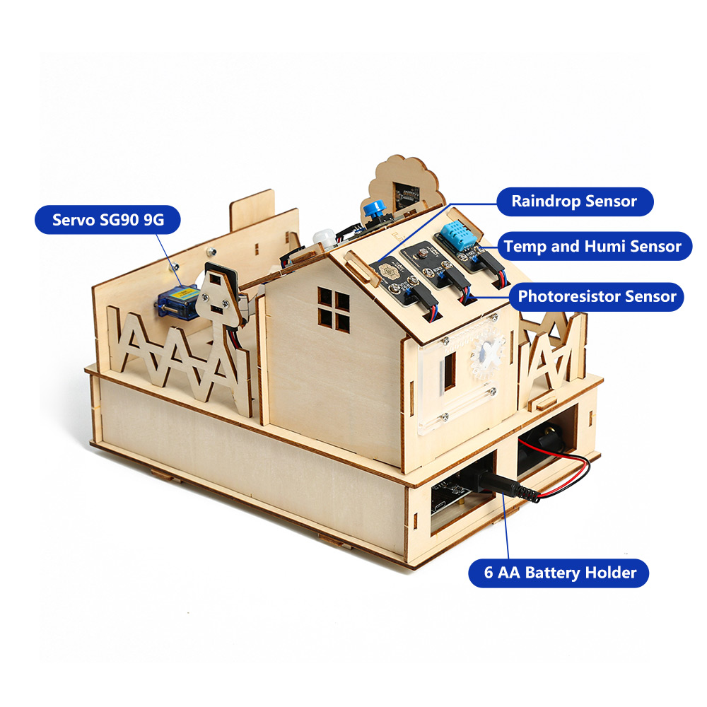 Acebott Smart Home Steel Stoom - Esp32 Smart Home Kit recensie en prijs