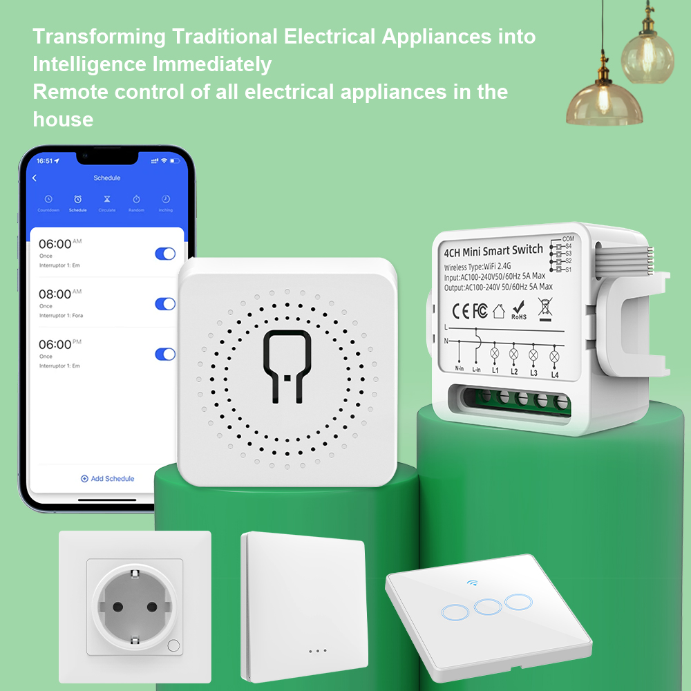 Tuya WiFi Smart Switch 1/2/3/4 - Smart Light Switch Wifi recensie en prijs