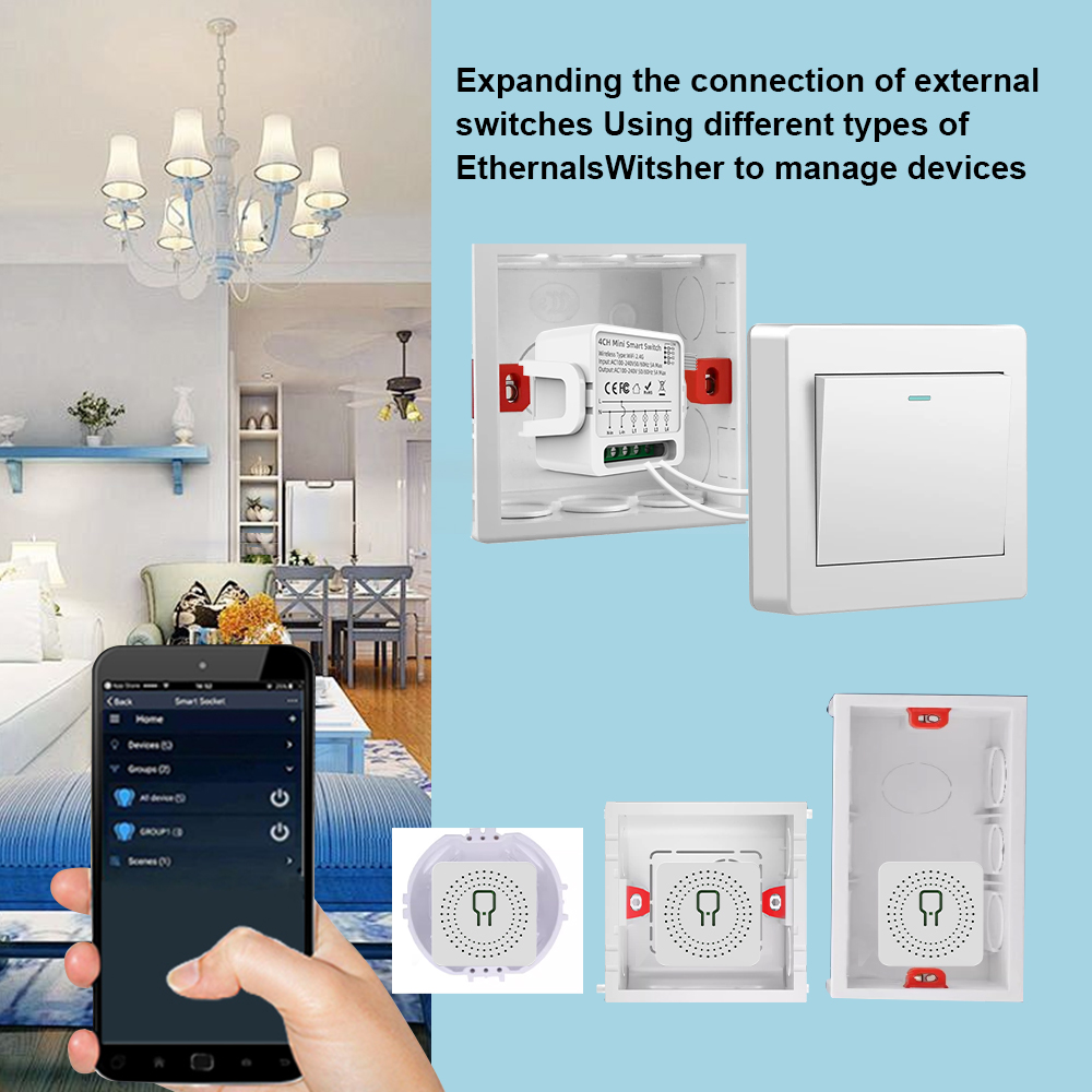 Tuya WiFi Smart Switch 1/2/3/4 - Smart Light Switch Wifi recensie en prijs