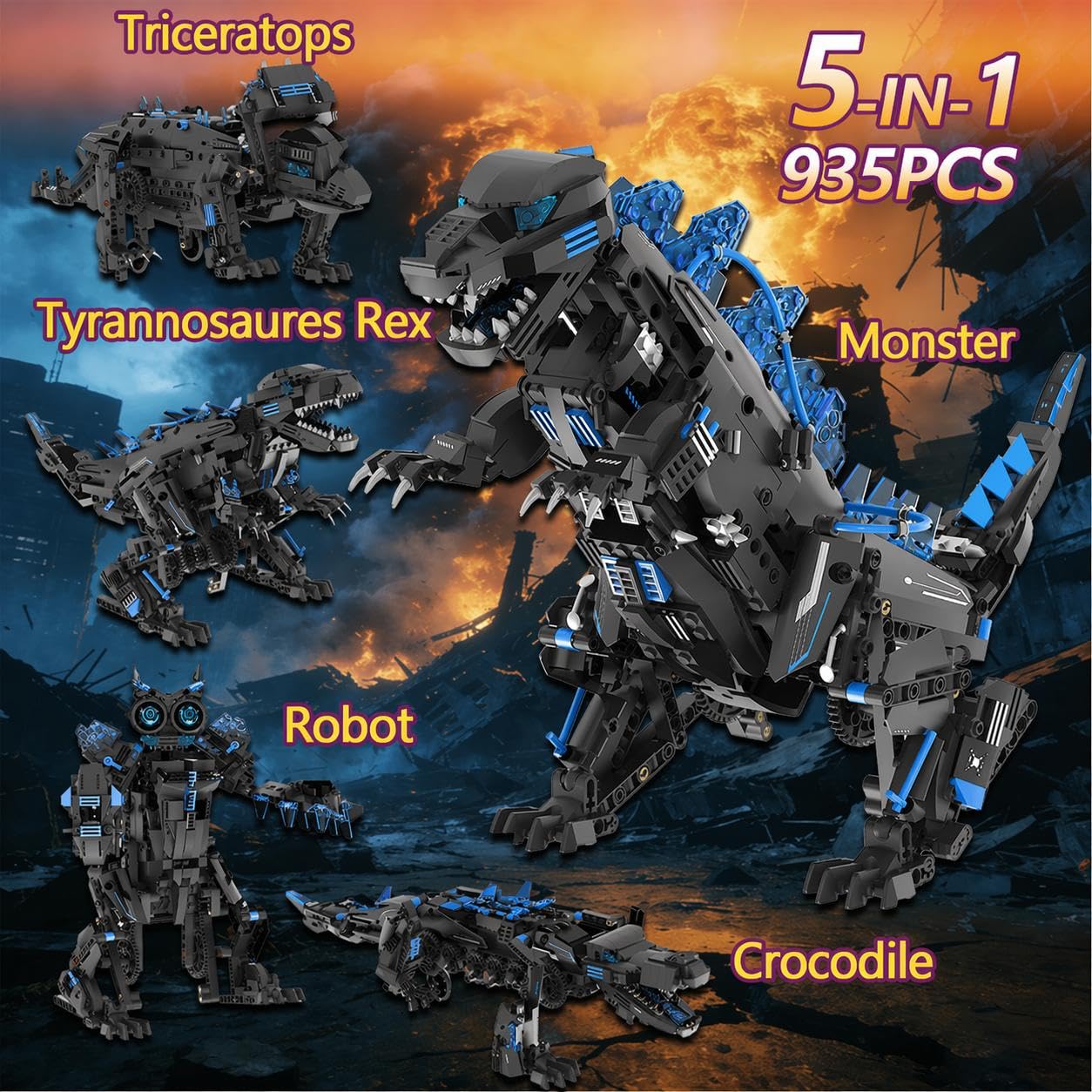 5-in-1 transformeerbare STEM-r - Stem Robotics Kit recensie en prijs