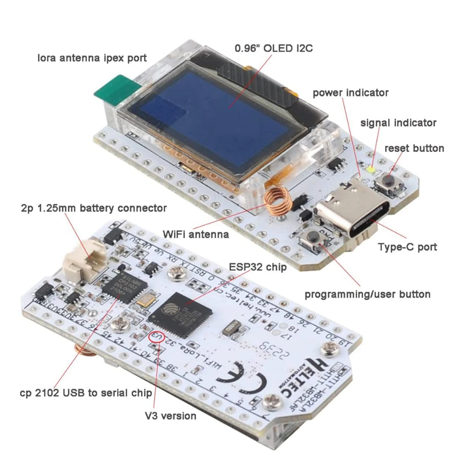 WIFI Lora Kit 32 V3 915MHz ESP - Esp32 Smart Home Kit recensie en prijs