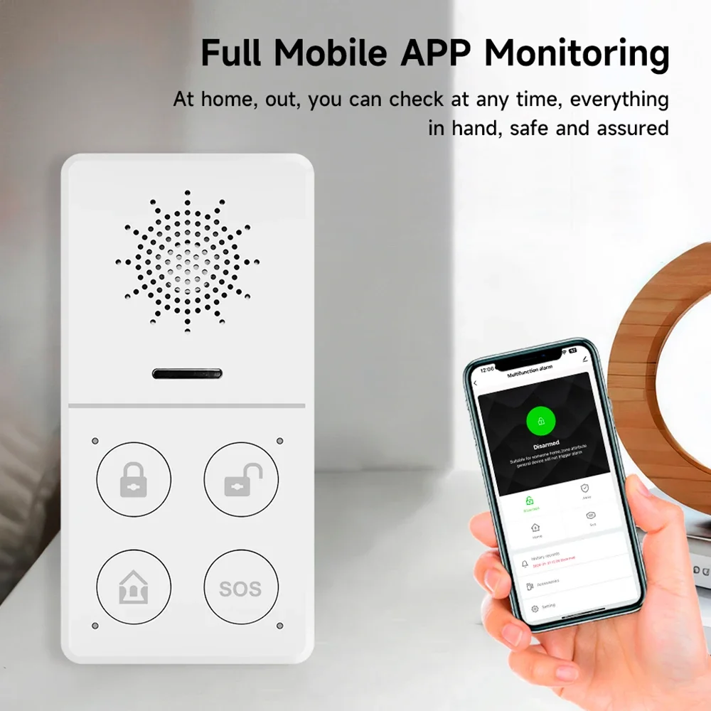Tuya Wifi Smart Alarmsysteem 4 - Smart Home Automation Kit recensie en prijs