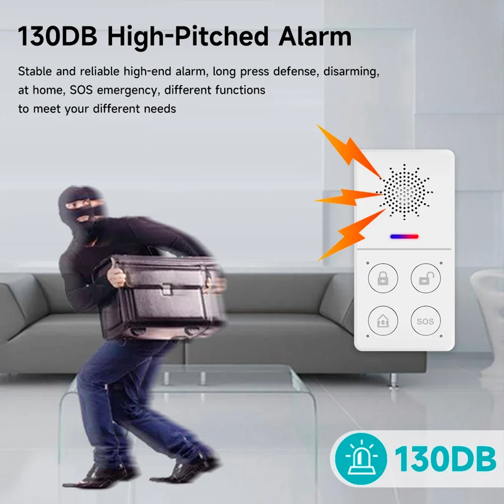 Tuya Wifi Smart Alarmsysteem 4 - Smart Home Automation Kit recensie en prijs