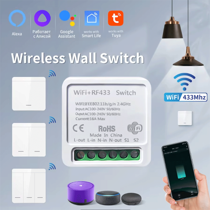 Tuya WiFi Slimme Lichtschakela - Smart Light Switch Wifi recensie en prijs