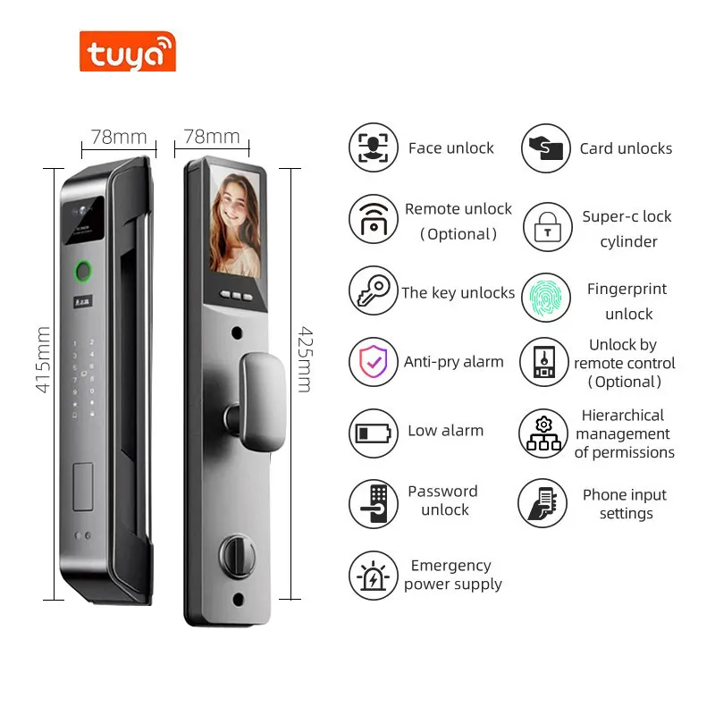Russisch Smart Fingerprint Deu - Smart Door Lock Wifi recensie en prijs