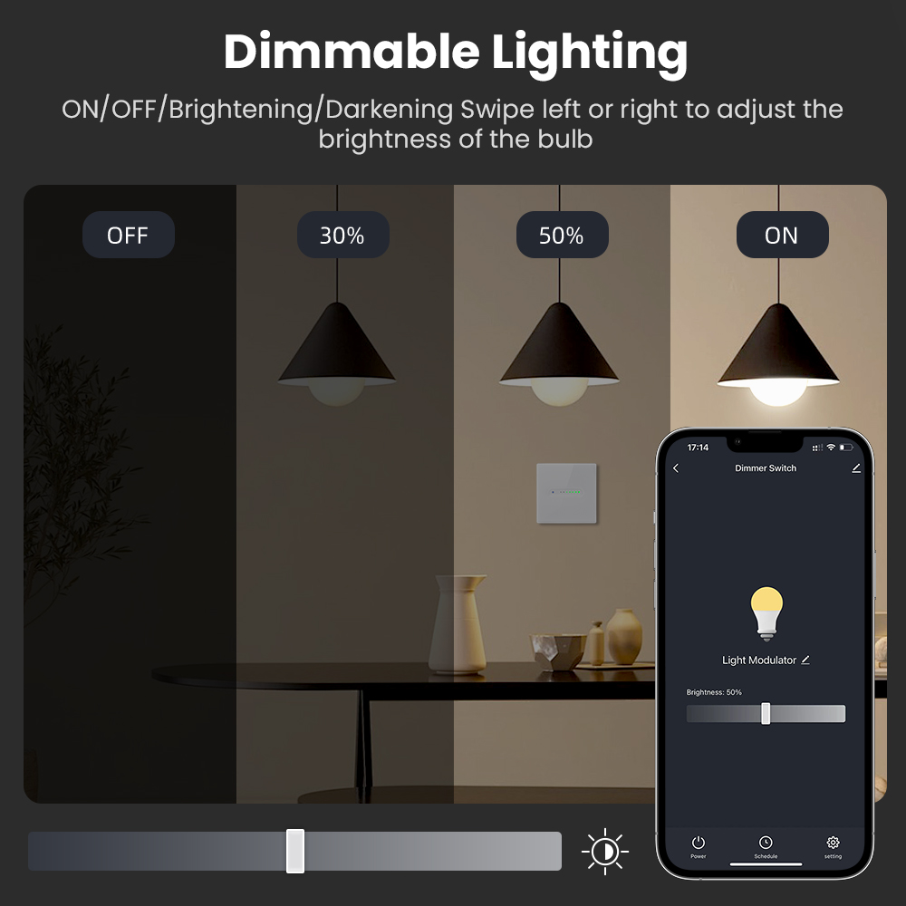 AVATTO WiFi 1/2 Gang Smart Dim - Smart Light Switch Wifi recensie en prijs