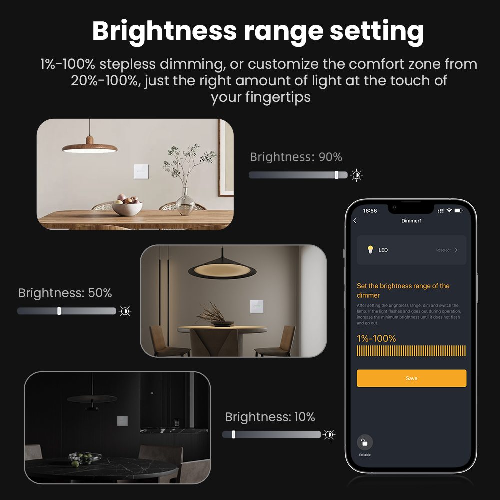 AVATTO WiFi 1/2 Gang Smart Dim - Smart Light Switch Wifi recensie en prijs