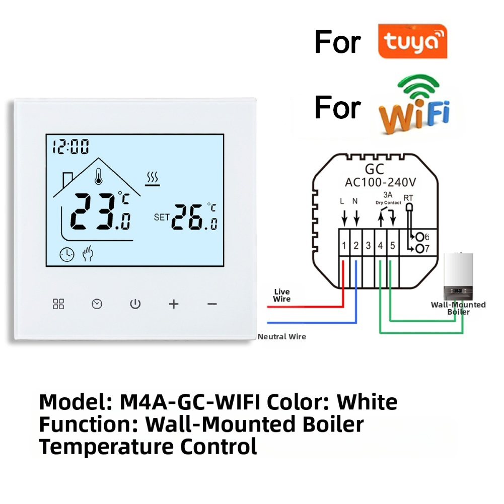 WiFi-programmeerbare thermosta - Wifi Thermostat recensie en prijs