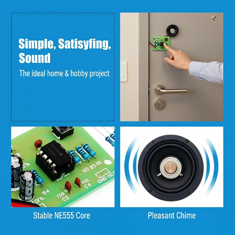 NE555 Deurbel DIY Soldeer Oefe - Electronics Project Kit recensie en prijs