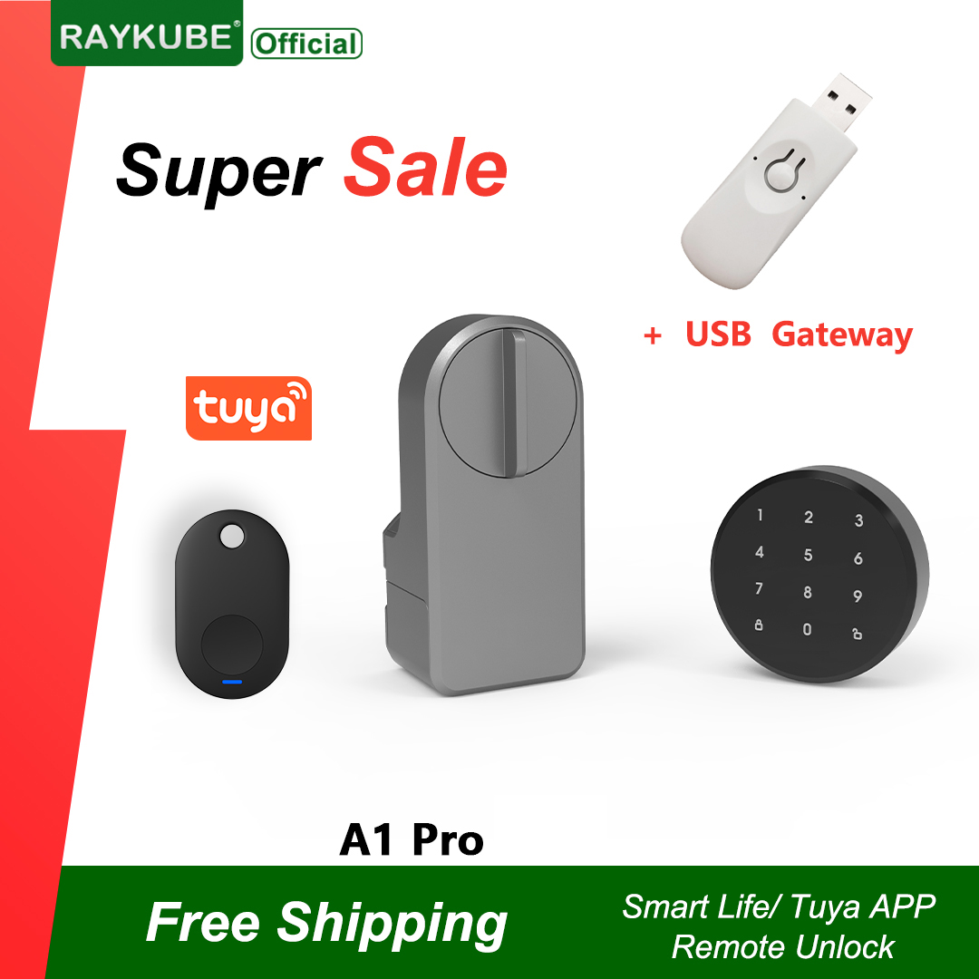 RAYKUBE A1 Pro Tuya BEL Smart  - Smart Door Lock Wifi recensie en prijs