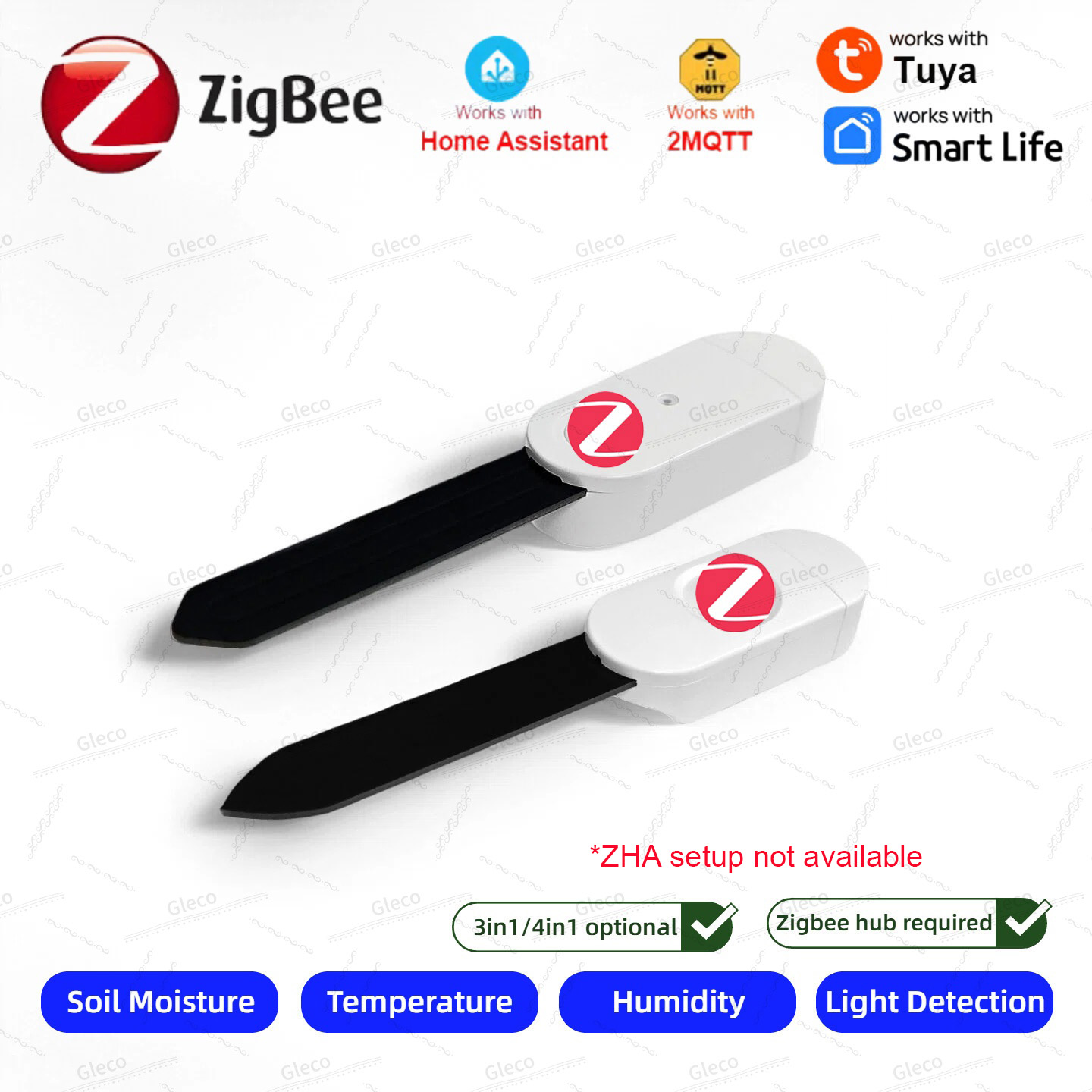 Zigbee Bodemvochtsensor Meter  - Smart Home Automation Kit recensie en prijs