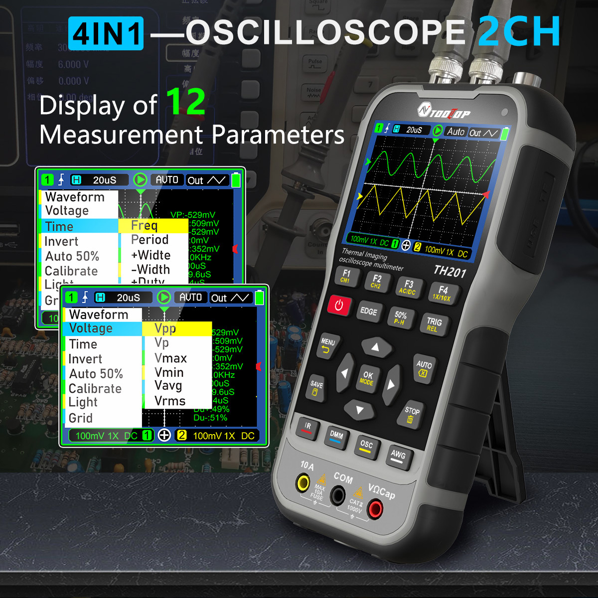 TOOLTOP TH201 4in1 warmtebeeld - Microcontroller Kit recensie en prijs