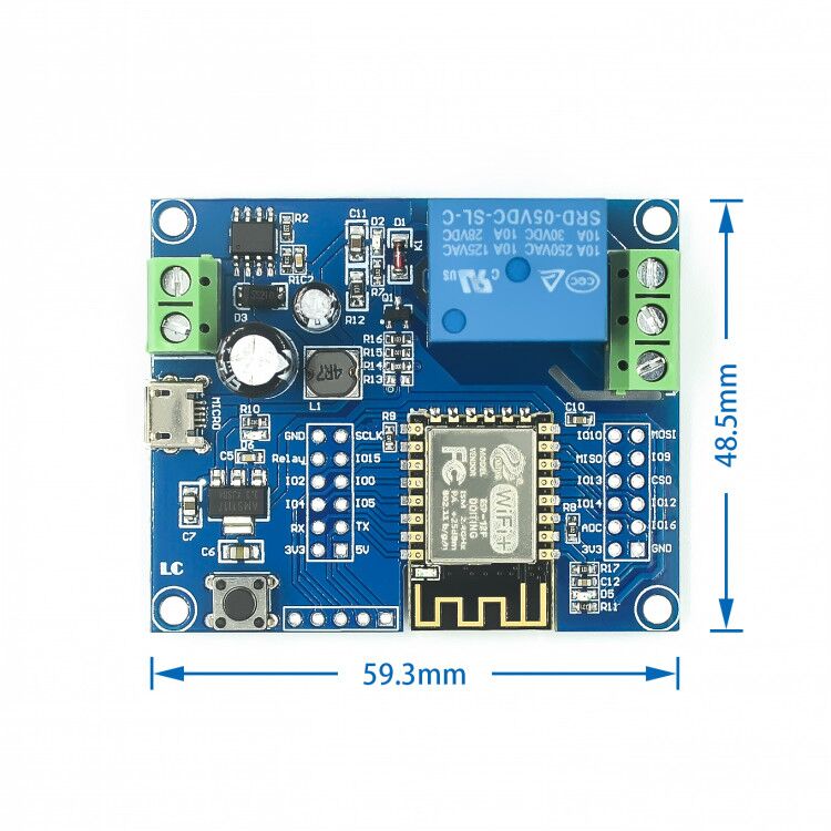 DC5-80V voeding ESP8266 WiFi e - Esp8266 Relay Module recensie en prijs