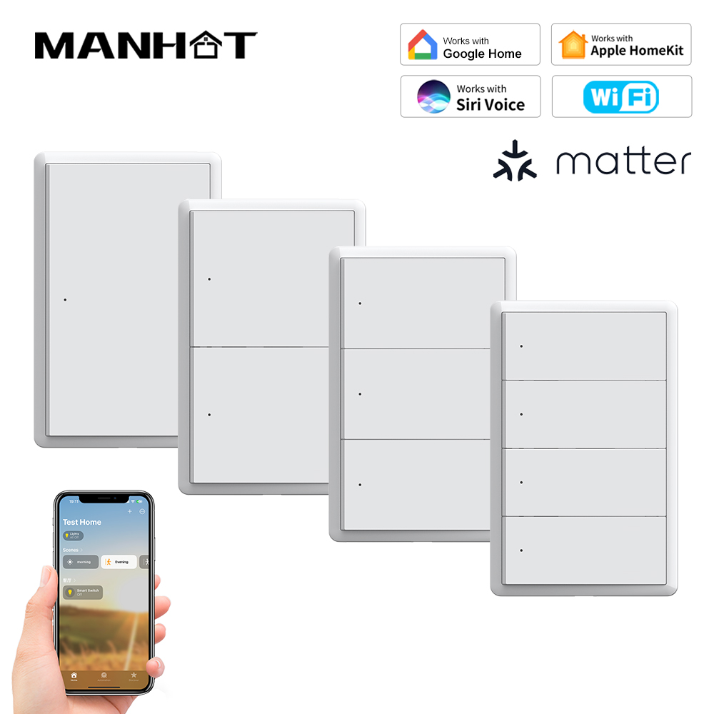 MANHOT Homekit WiFi Smart Swit - Smart Light Switch Wifi recensie en prijs