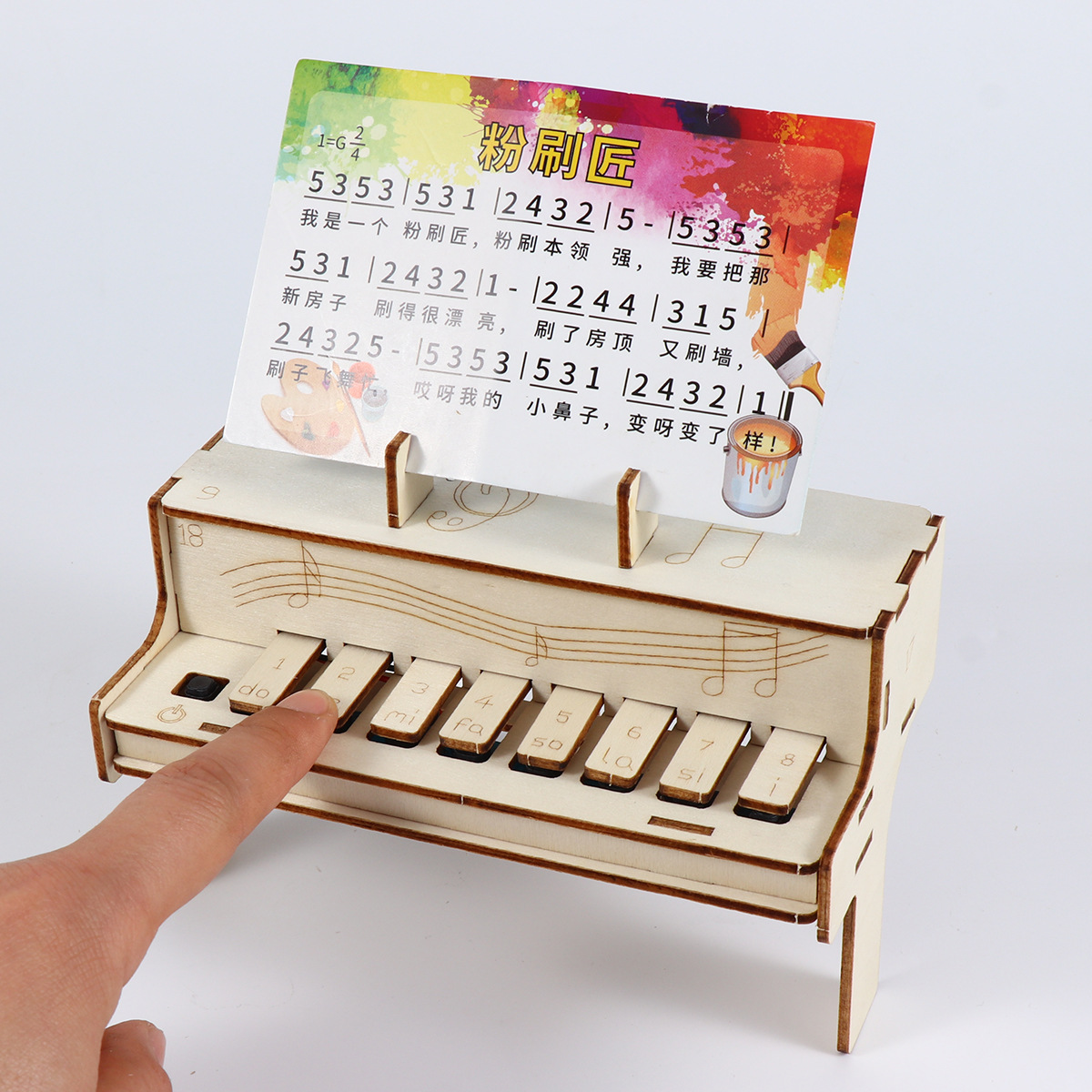 DIY houten elektronische piano - Electronics Project Kit recensie en prijs
