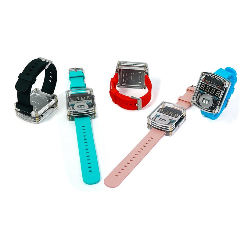 2X DIY LED horloge elektronisc - Electronics Project Kit recensie en prijs