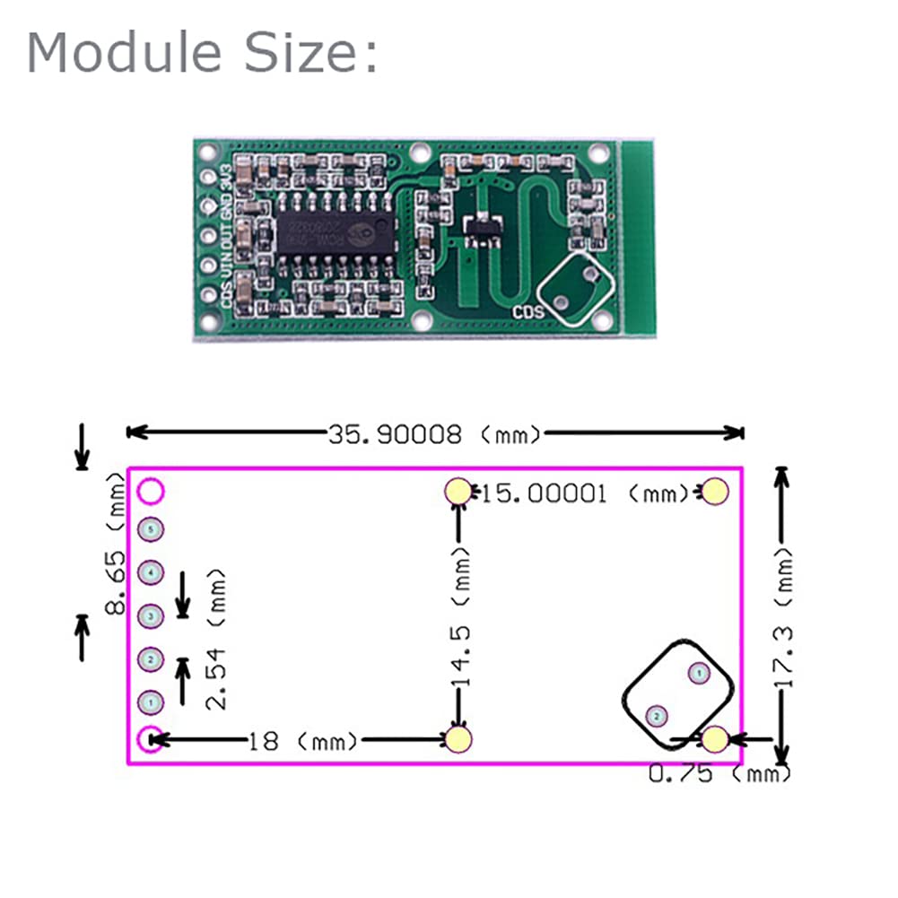 5PCS RCWL-0516 Bewegingsdetect - Esp8266 Relay Module recensie en prijs