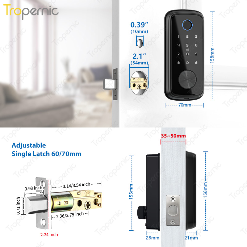 Tuya Zigbee Deur Nachtschoot S - Smart Door Lock Wifi recensie en prijs