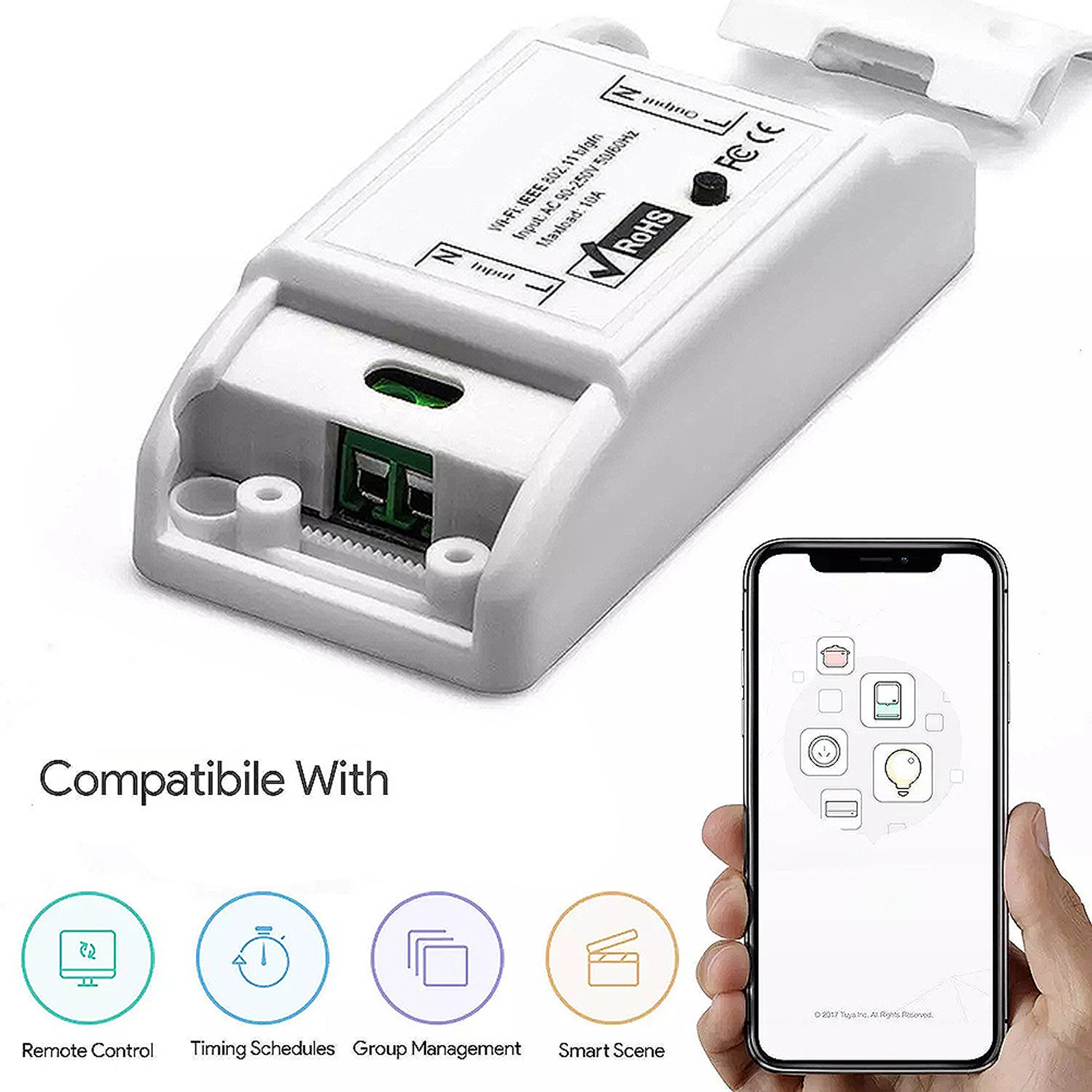 1 stuks WiFi Smart Switch Univ - Smart Light Switch Wifi recensie en prijs